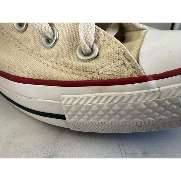 Chuck Taylor Converse 70 All Star high top cream parchment M6 / W8 red blue stri - Picture 9 of 9